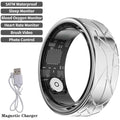 2025 New Smart Ring Heart Rate Blood Oxygen Sleep Monitoring Gesture Control Tiktok Smart Ring Multi-Sport Modes for Android IOS
